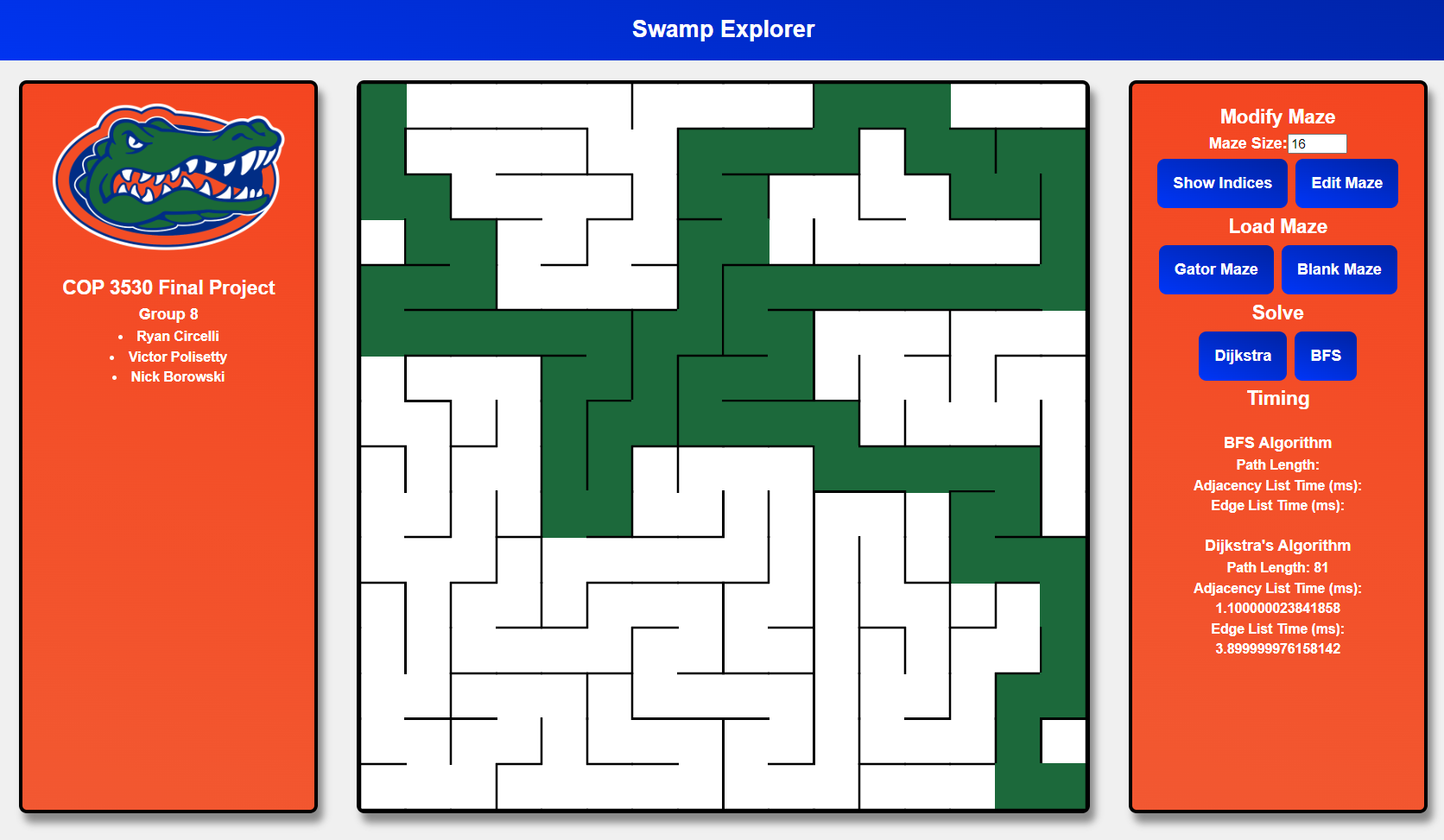 Graph Maze